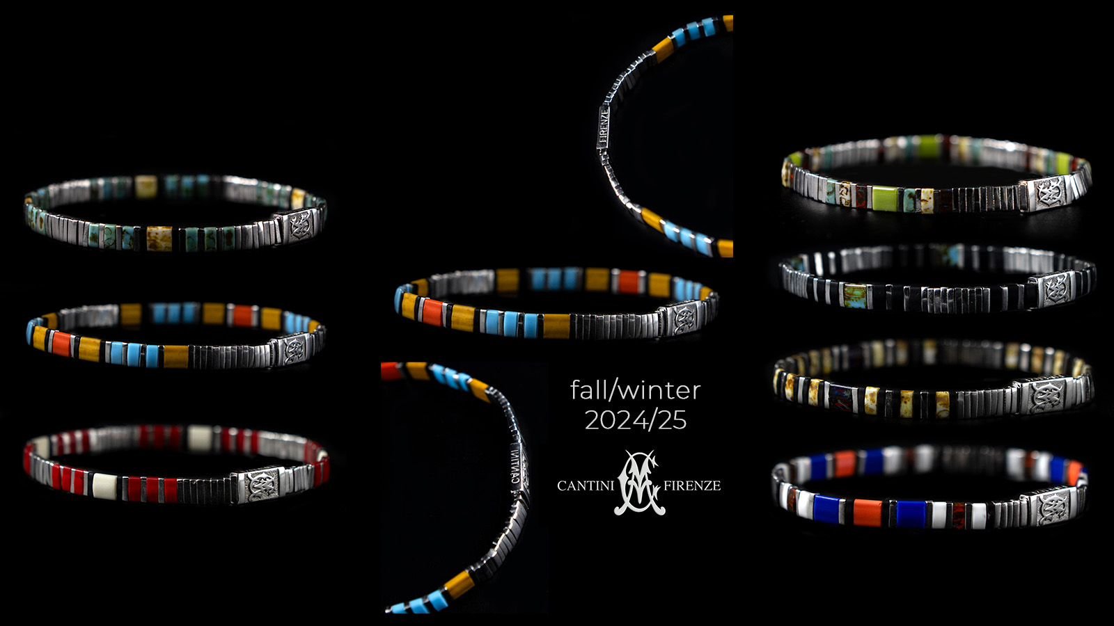 Collezione di braccialetti Mosaiko S2 di Marco Cantini Firenze